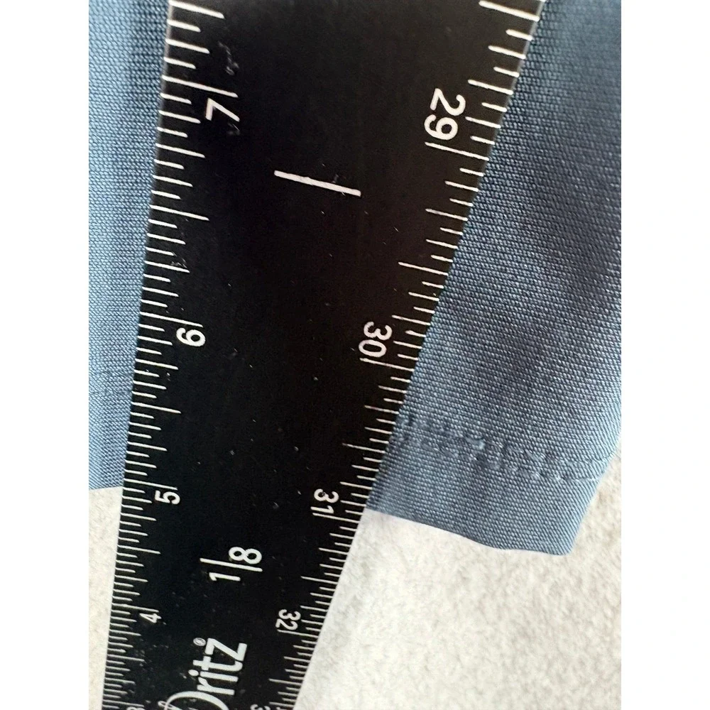 Lululemon Commission Pants Mens 38x31 Blue Slim Fit Stretch Lightweight Workwear